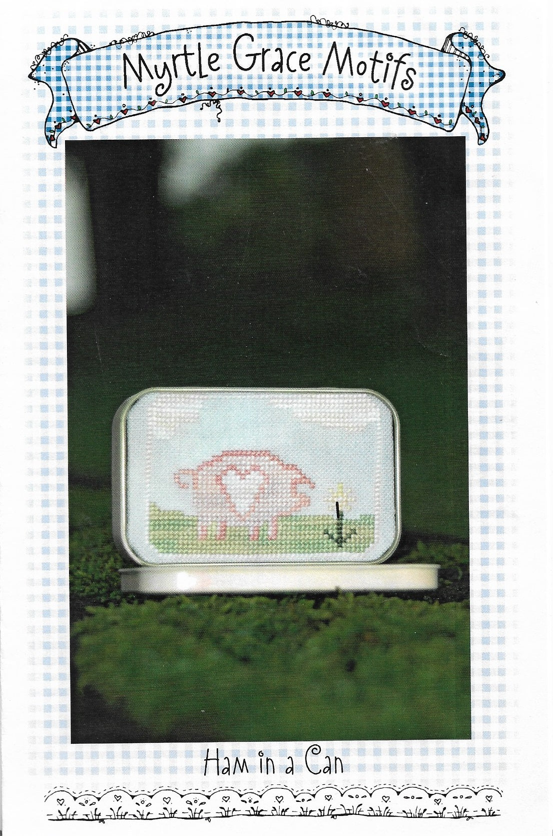 Myrtle Grace Motifs Ham in a Can cross stitch pattern