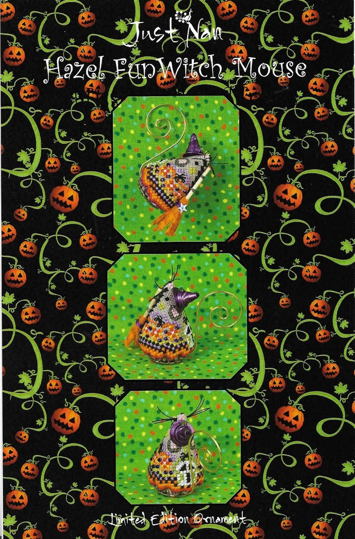 Hazel Fun Witch Mouse Pattern Pattern