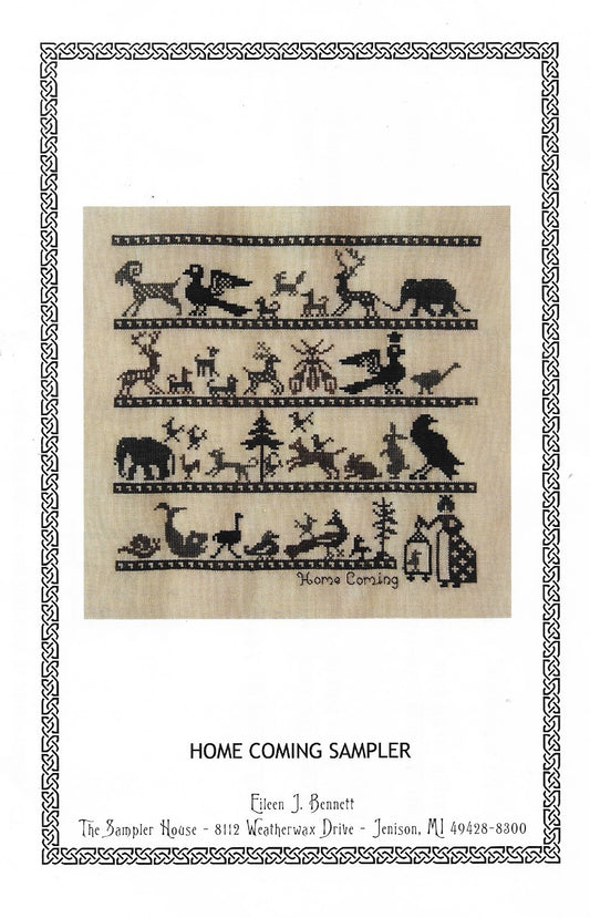 The Sampler House Home Coming Sampler cross stitch pattern