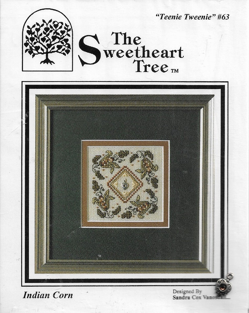 Sweetheart Tree Indian Corn Teenie Tweenie 63 cross stitch pattern