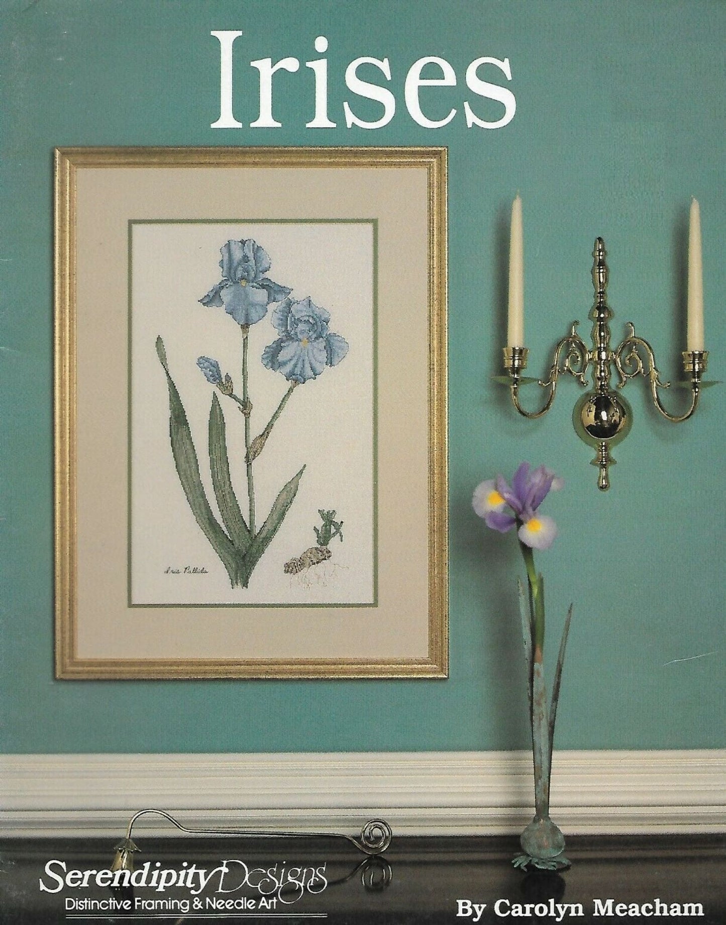 Serendipity Designs Irises flower cross stitch pattern