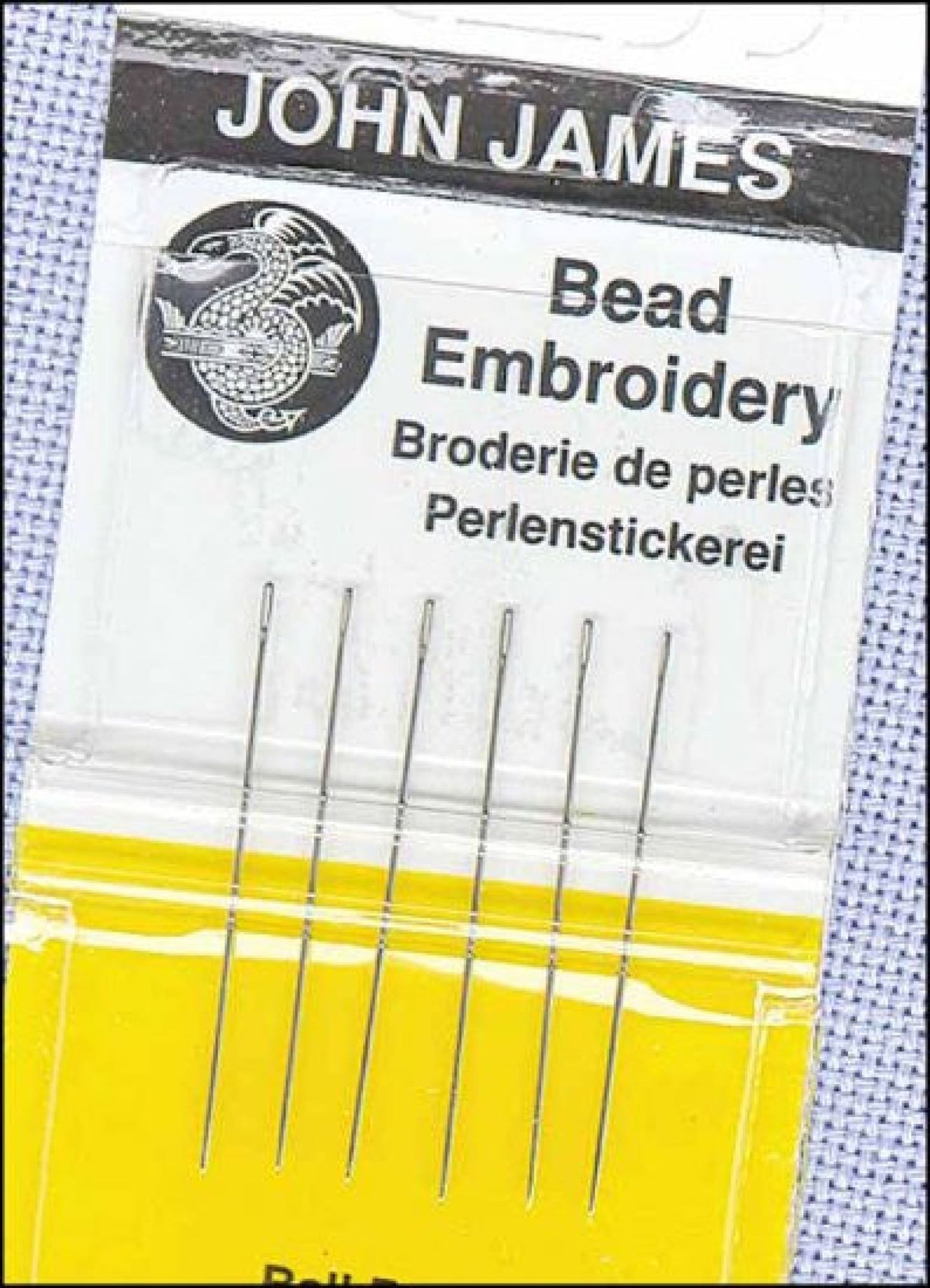 John James beading needles size 10