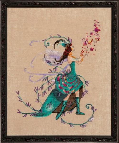 Mirabilia Leaf Collector NC215 Black Forest Pixie victorian cross stitch