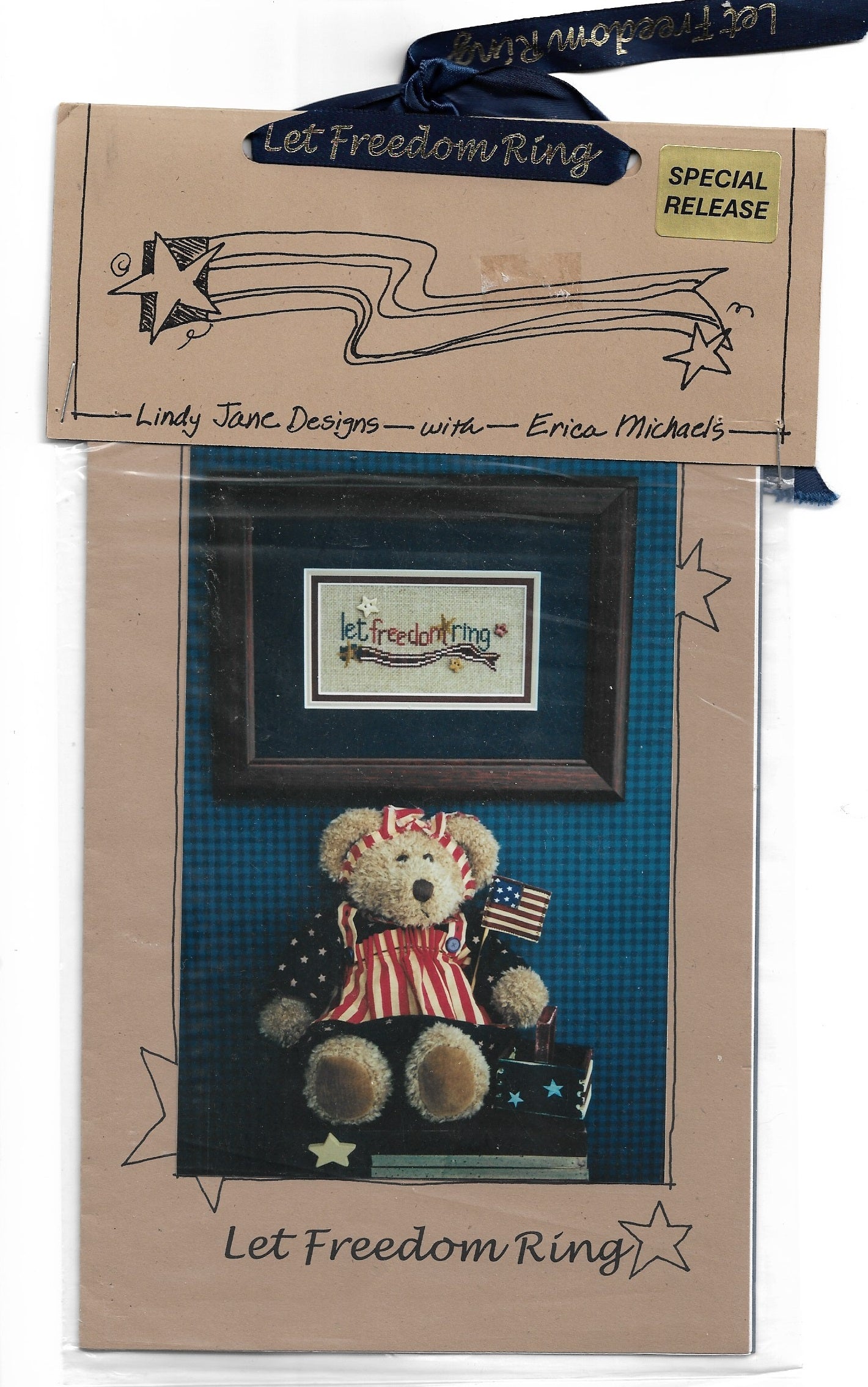 Lindy Jane Erica Michaels Let Freedom Ring cross stitch pattern