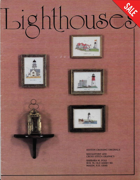 Ashton Crossing Originals Lighthouses cross stitch pattern