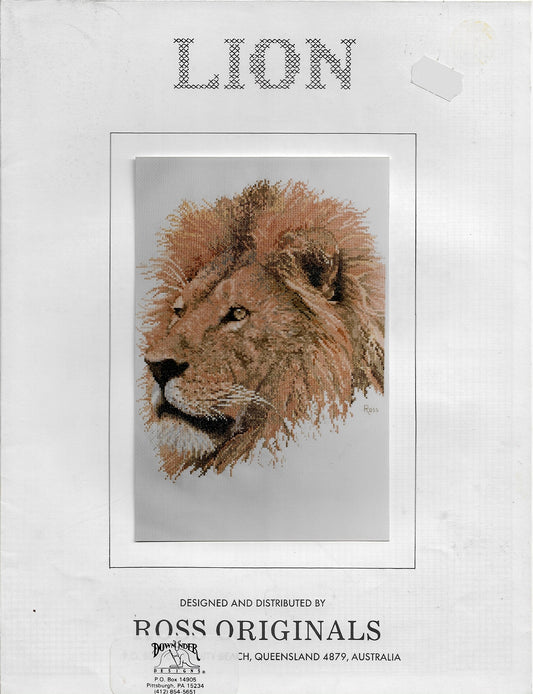 Ross Originals Lion cross stitch pattern