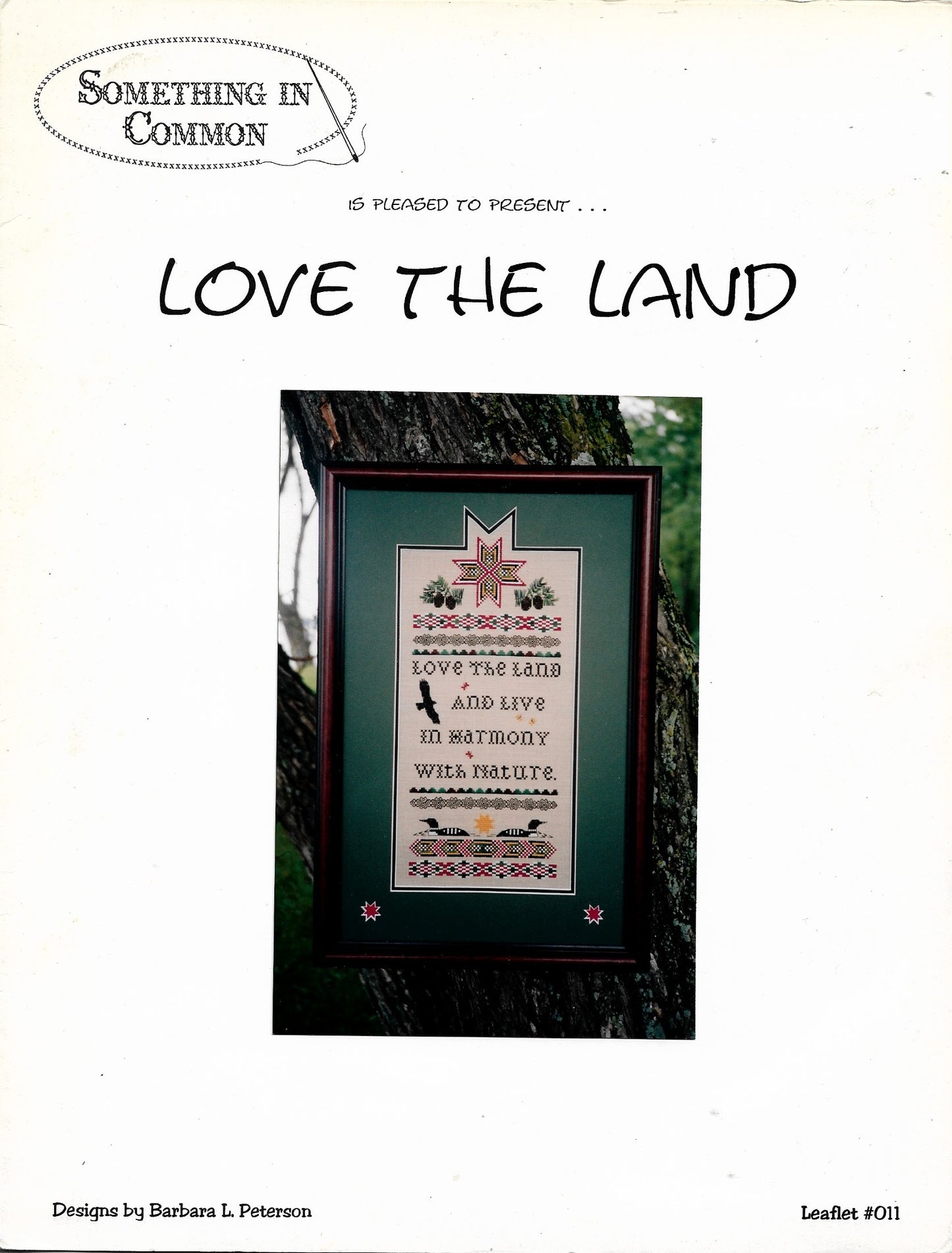 Something in Common Love The Land cross stitch pattern