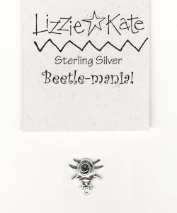 Lizzie Kate Beetle sterling silver charm M104