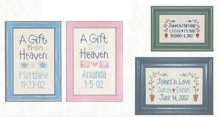 Lizzie Kate Make It Personal LK098 cross stitch pattern