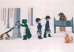 Diane Graebner Maple Sugarin' DGX-131 amish cross stitch pattern
