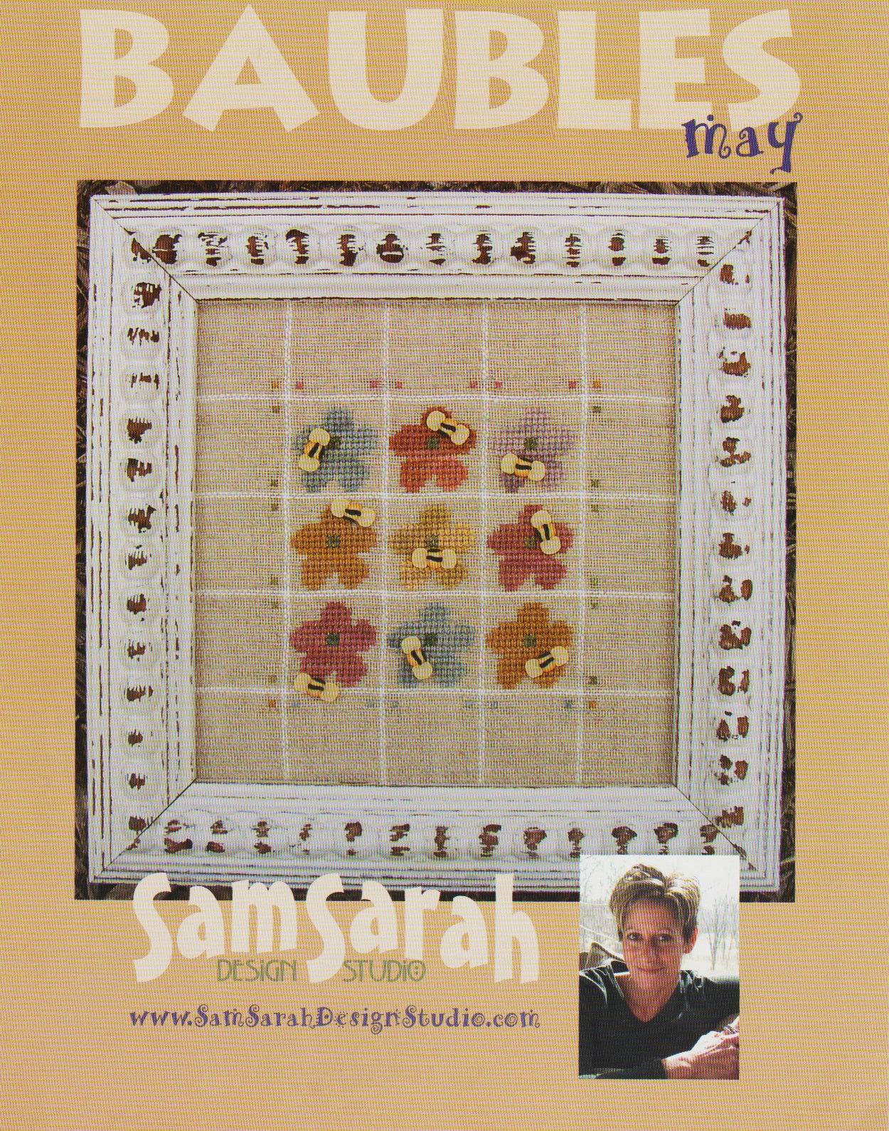 Sam Sarah May Baubles cross stitch pattrn
