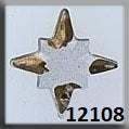 Mill Hill 12108 Crystal Star Gold Tipped