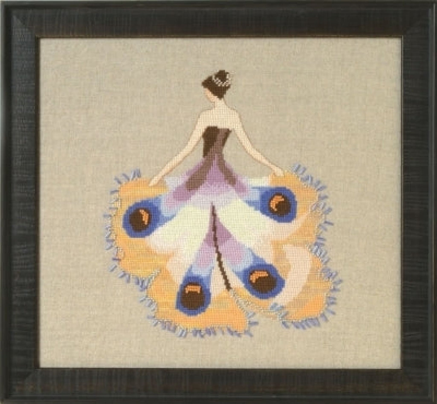 Mirabilia Miss Moss NC258 victorian intriquining insects cross stitch