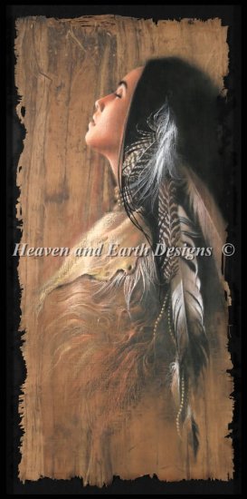 Heaven and Earth designs Morning Sun native american cross stitch pattern