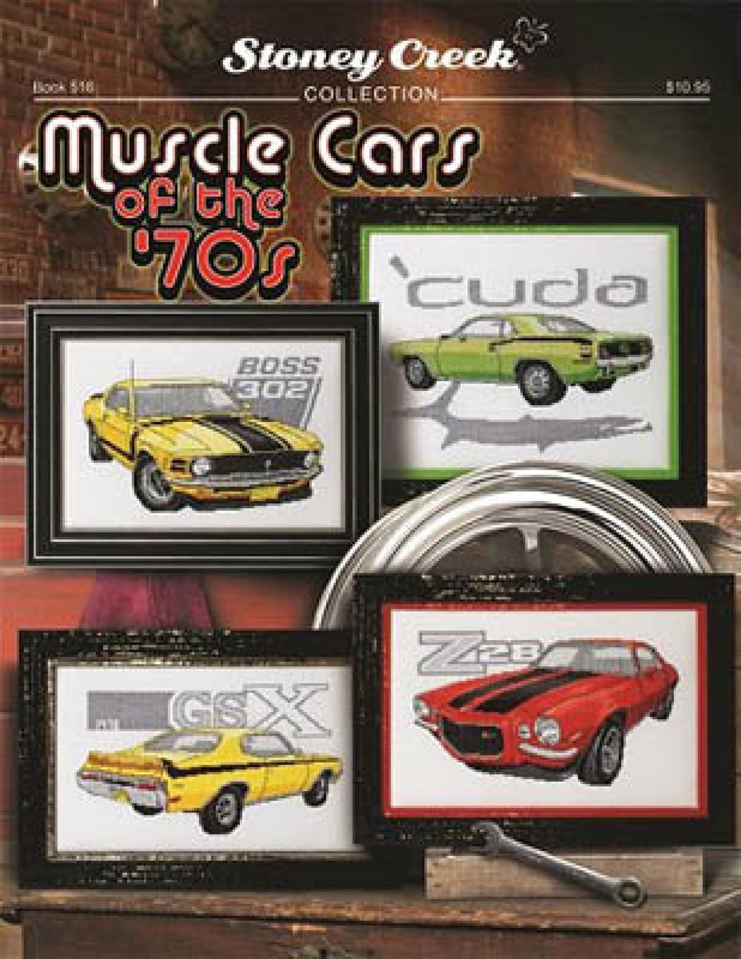 Stoney Creek Muscle Cars of the 70's BK516 cross stitch pattern