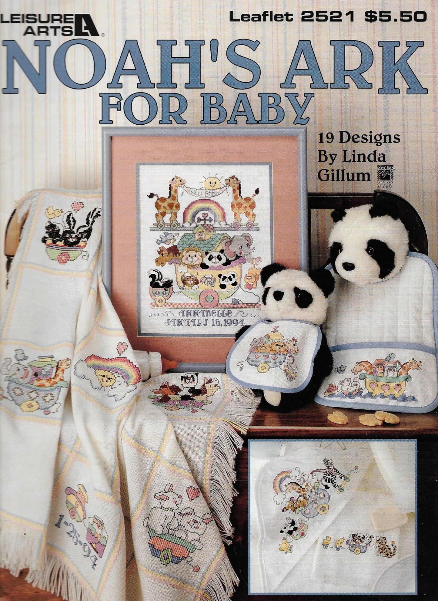 Leisure Arts Noah's Ark for Baby cross stitch pattern