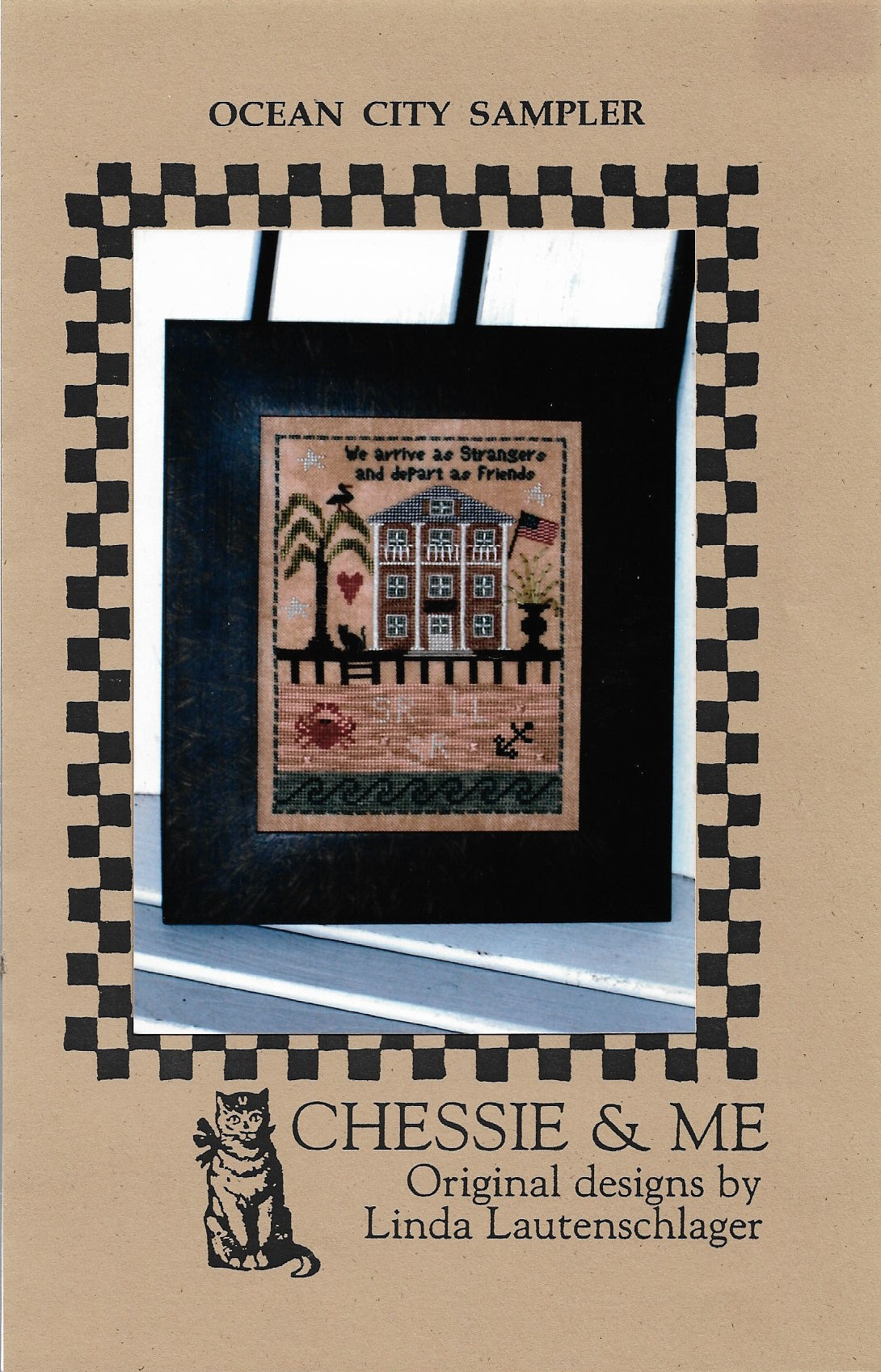 Chessie & Me Chessie's Ocean City Sampler cross stitch pattern