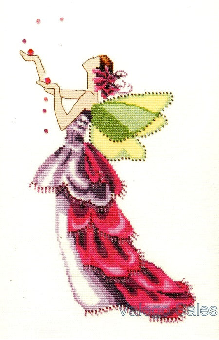 Mirabilia Orchid NC138 victorian cross stitch