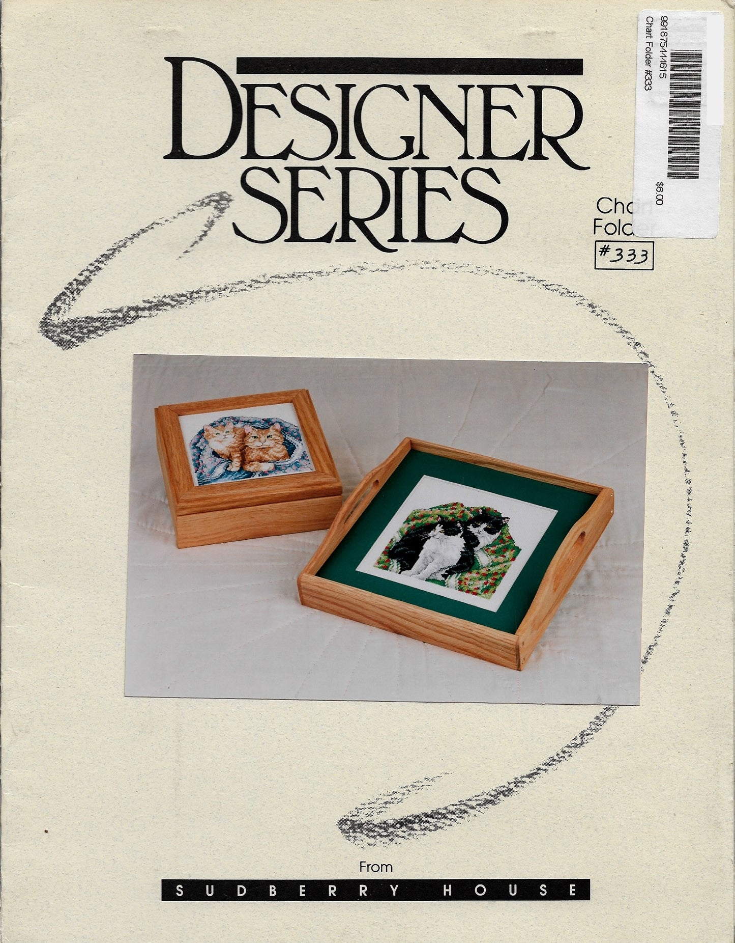 Sudberry House Pair of Cats 333 cross stitch pattern