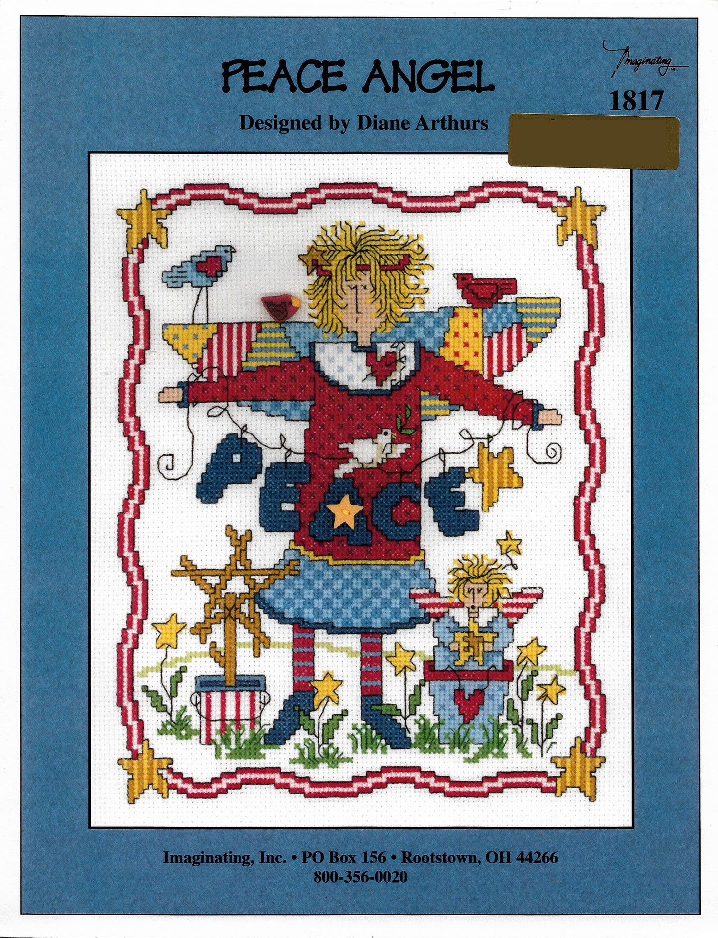 Imaginating Peace Angel 1817 cross stitch pattern