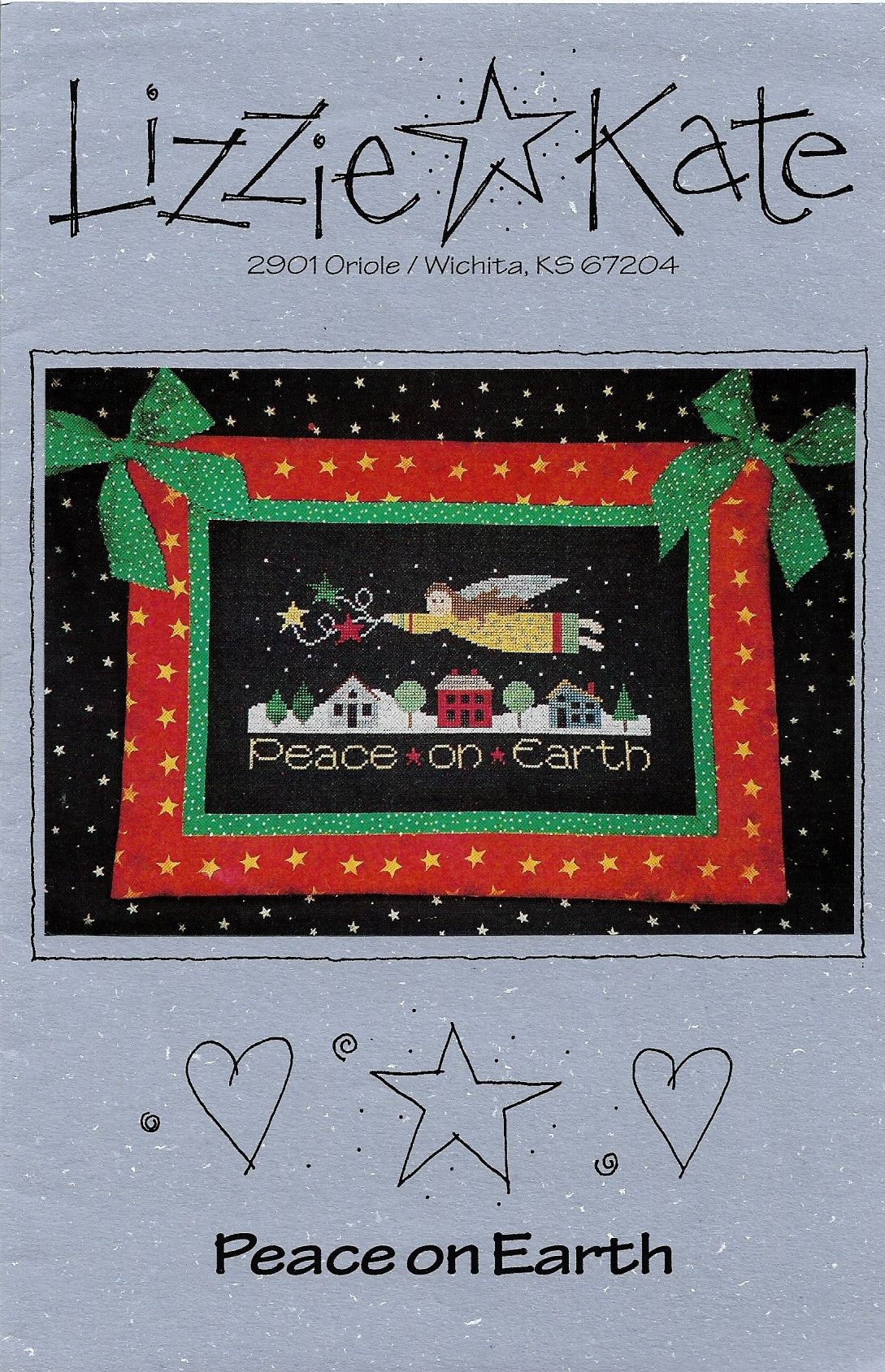 Lizzie Kate Peace on Earth LK046 christmas cross stitch pattern