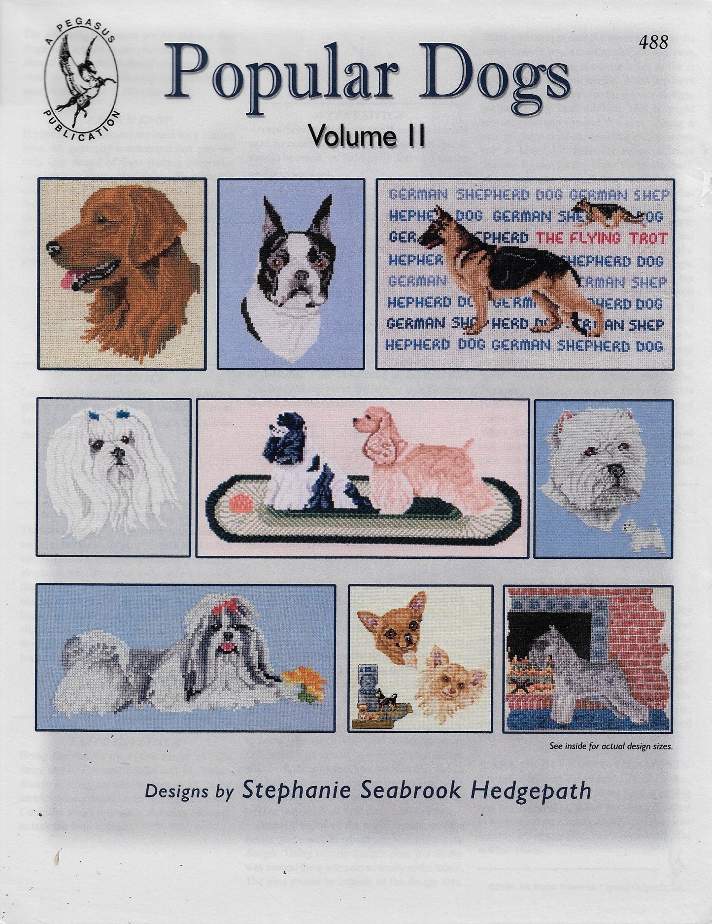 Pegasus Popular Dogs II cross stitch pattern