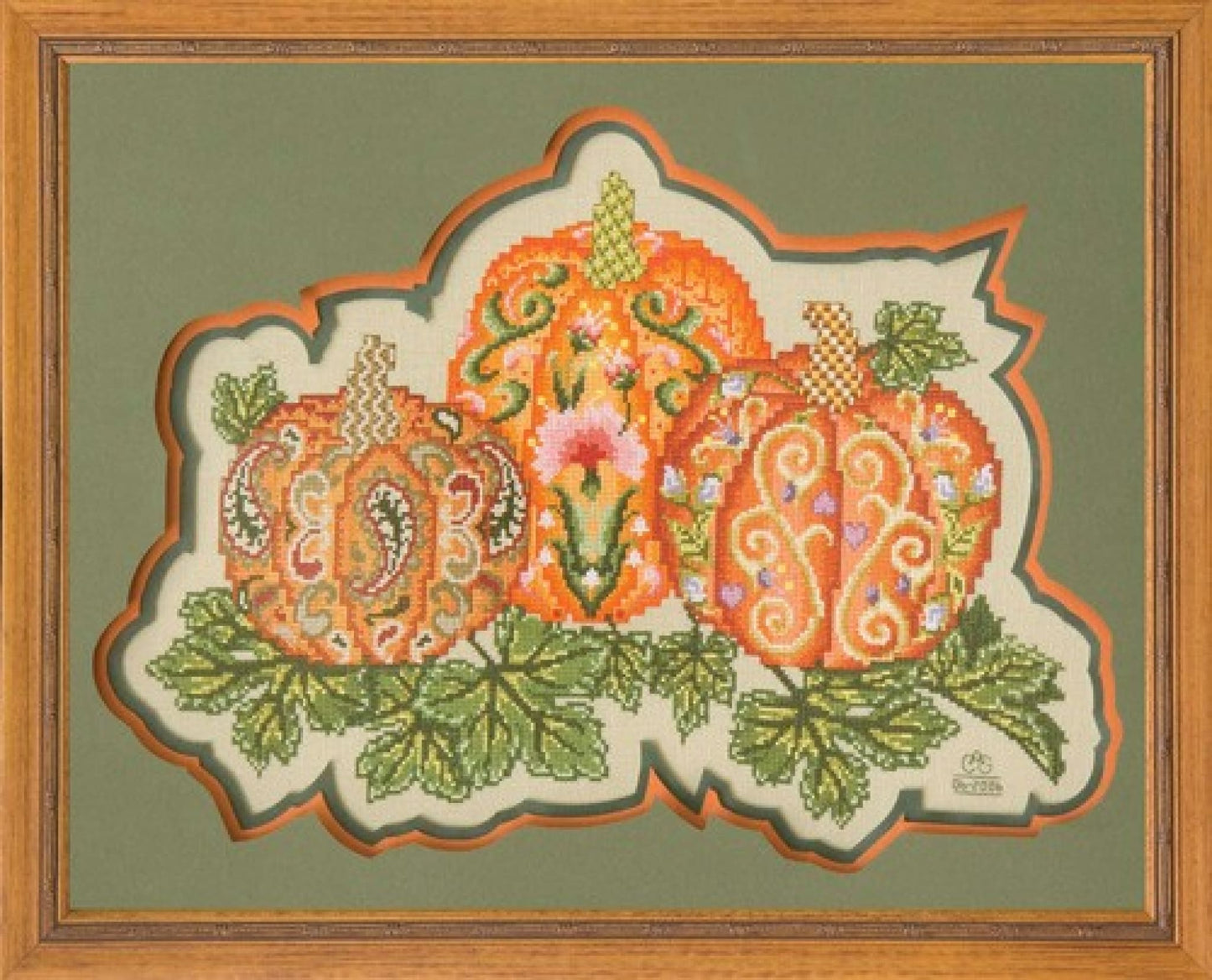 Glendon Place Pretty Pumpkins GP112 cross stitch pattern