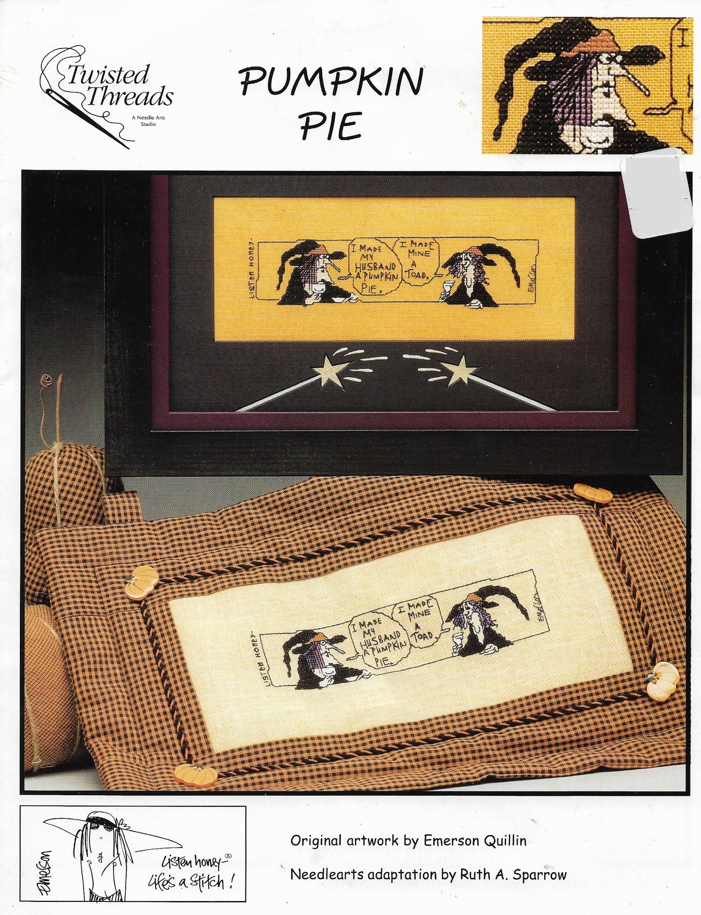 Twisted Threads Pumpkin Pie cross stitch pattern