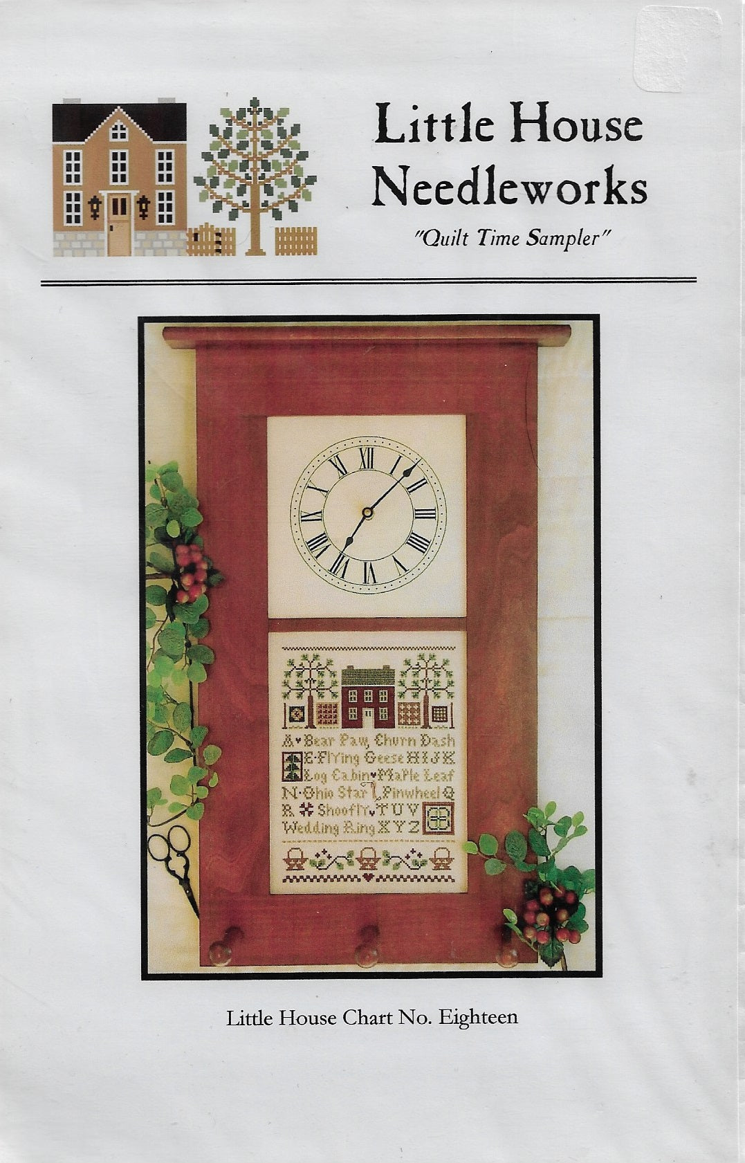 Little House Needleworks Quilt Time Sampler 18 cross stitch pattern
