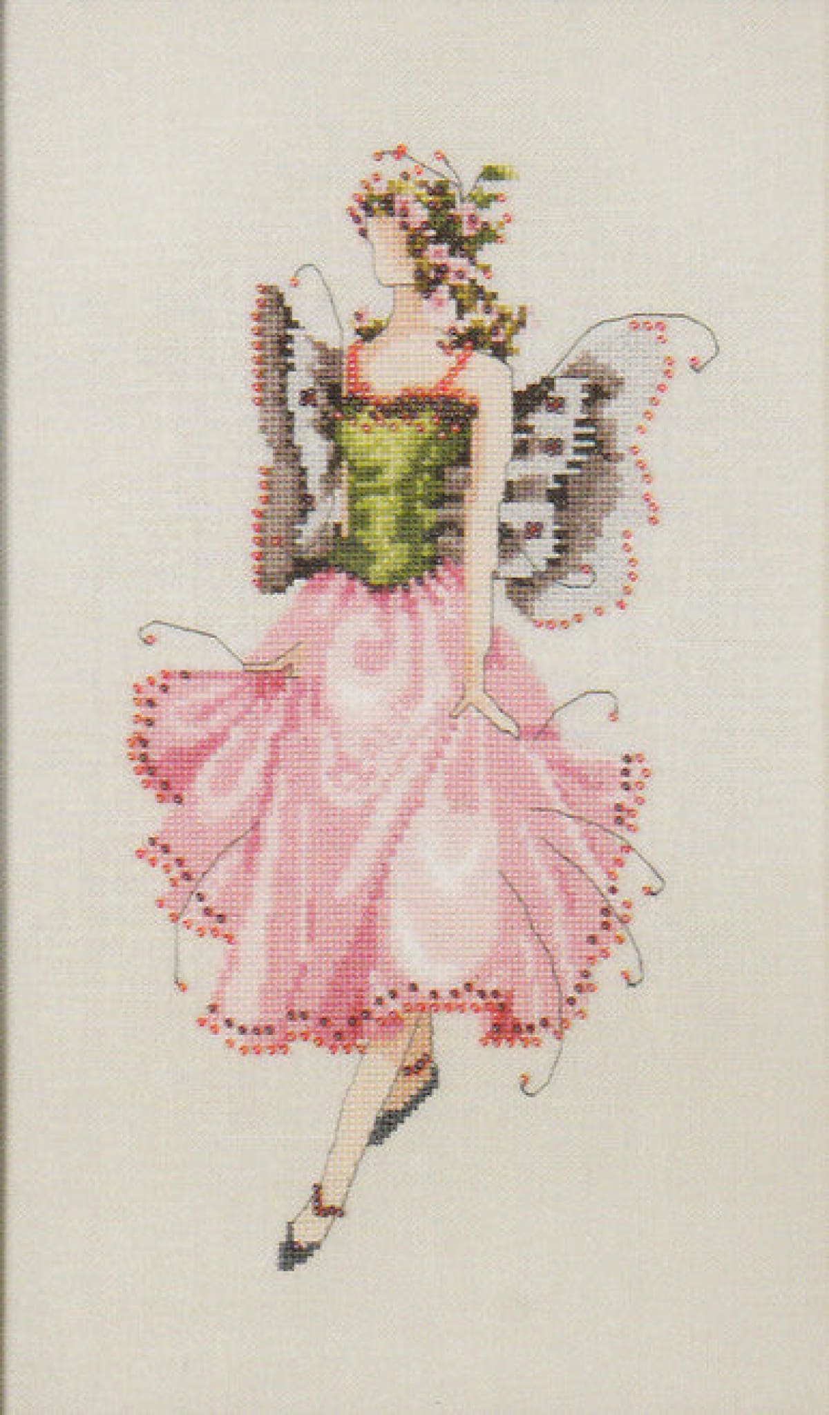 Nora Corbett Rose NC111 Pixie Couture victorian cross stitch