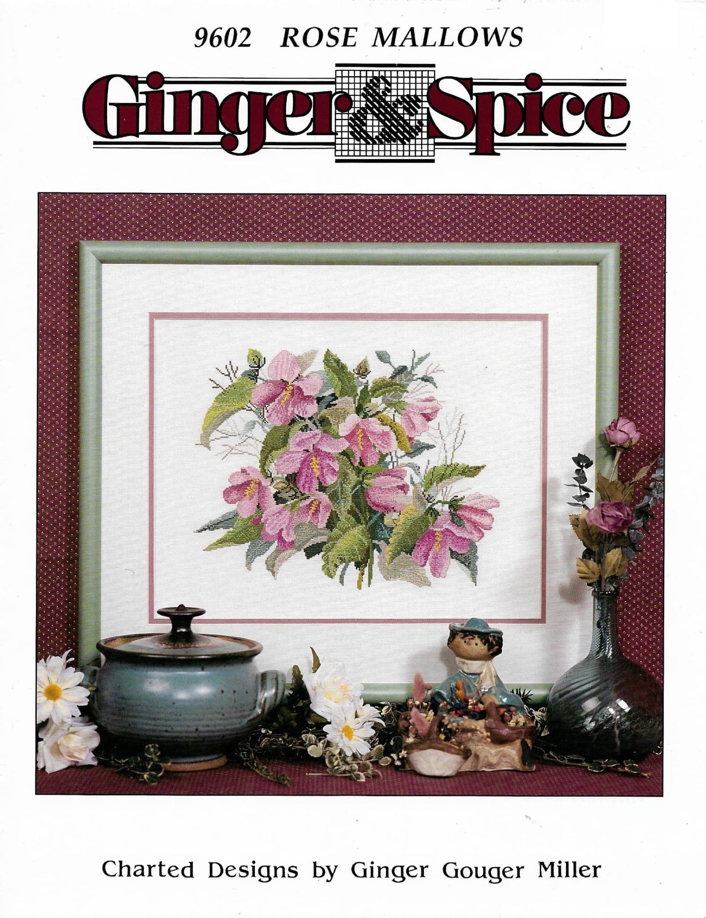 Ginger & Spice Rose Mallows 9602 cross stitch pattern