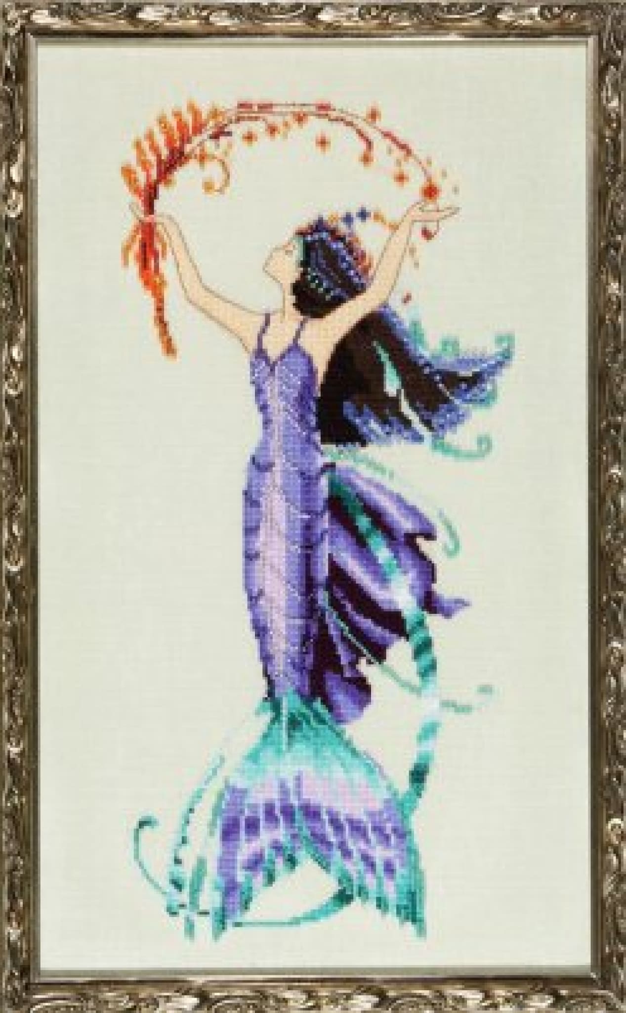 Mirabilia Sea Flora NC194 Petite Mermaids victorian cross stitch