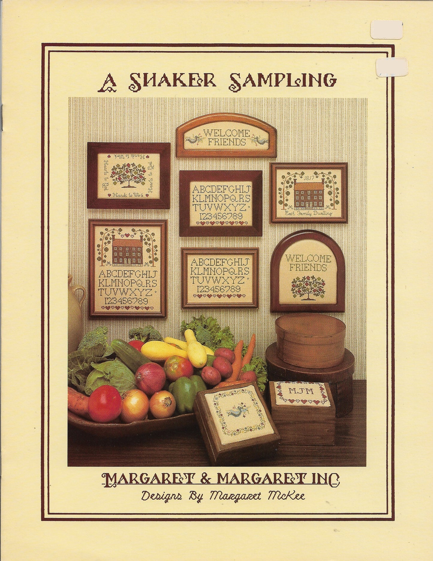Margaret & Margaret A Shaker Sampling cross stitch pattern