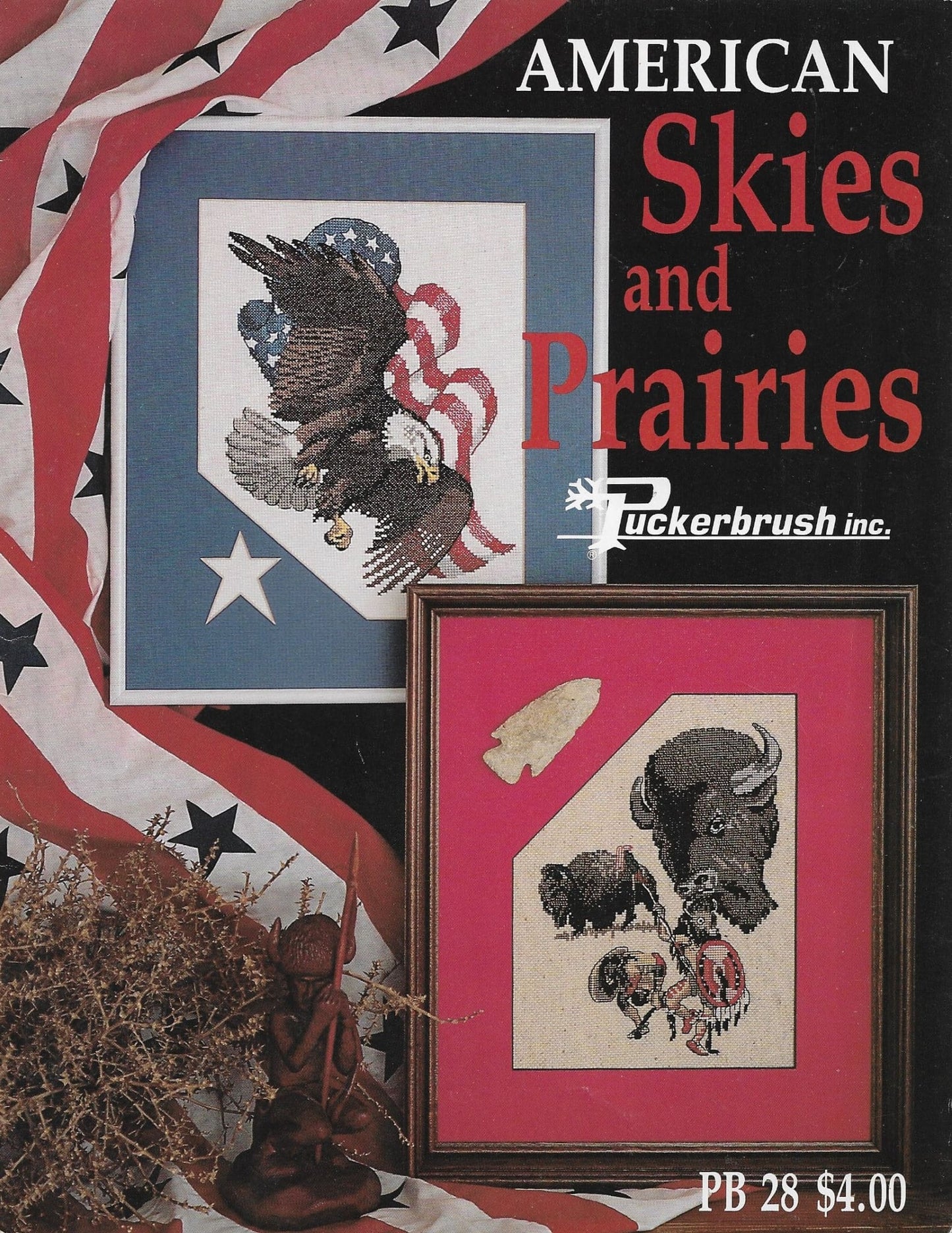 Puckerbrush American Skies and Prairies PB28 cross stitch pattern