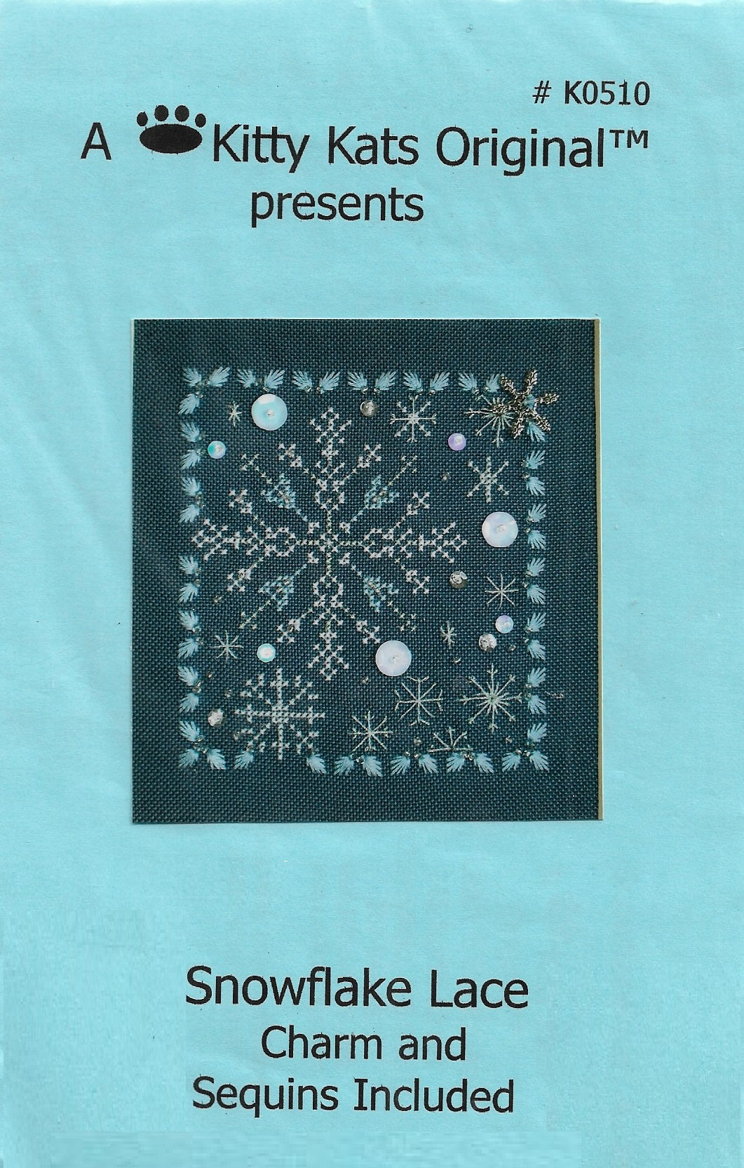 Kitty Kats Originals Snowflake Lace cross stitch pattern