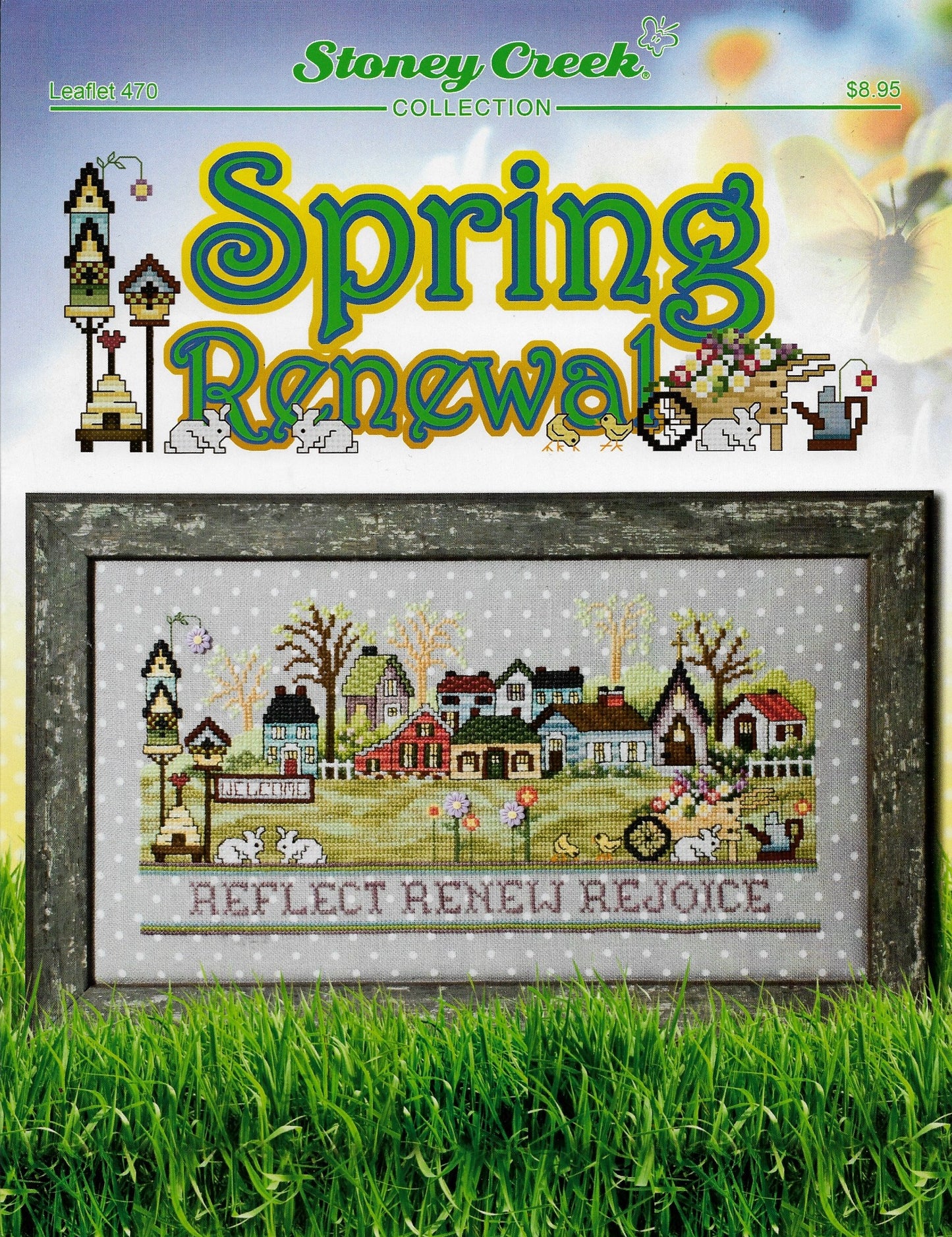 Stoney Creek Spring Renewal LFT470 cross stitch pattern