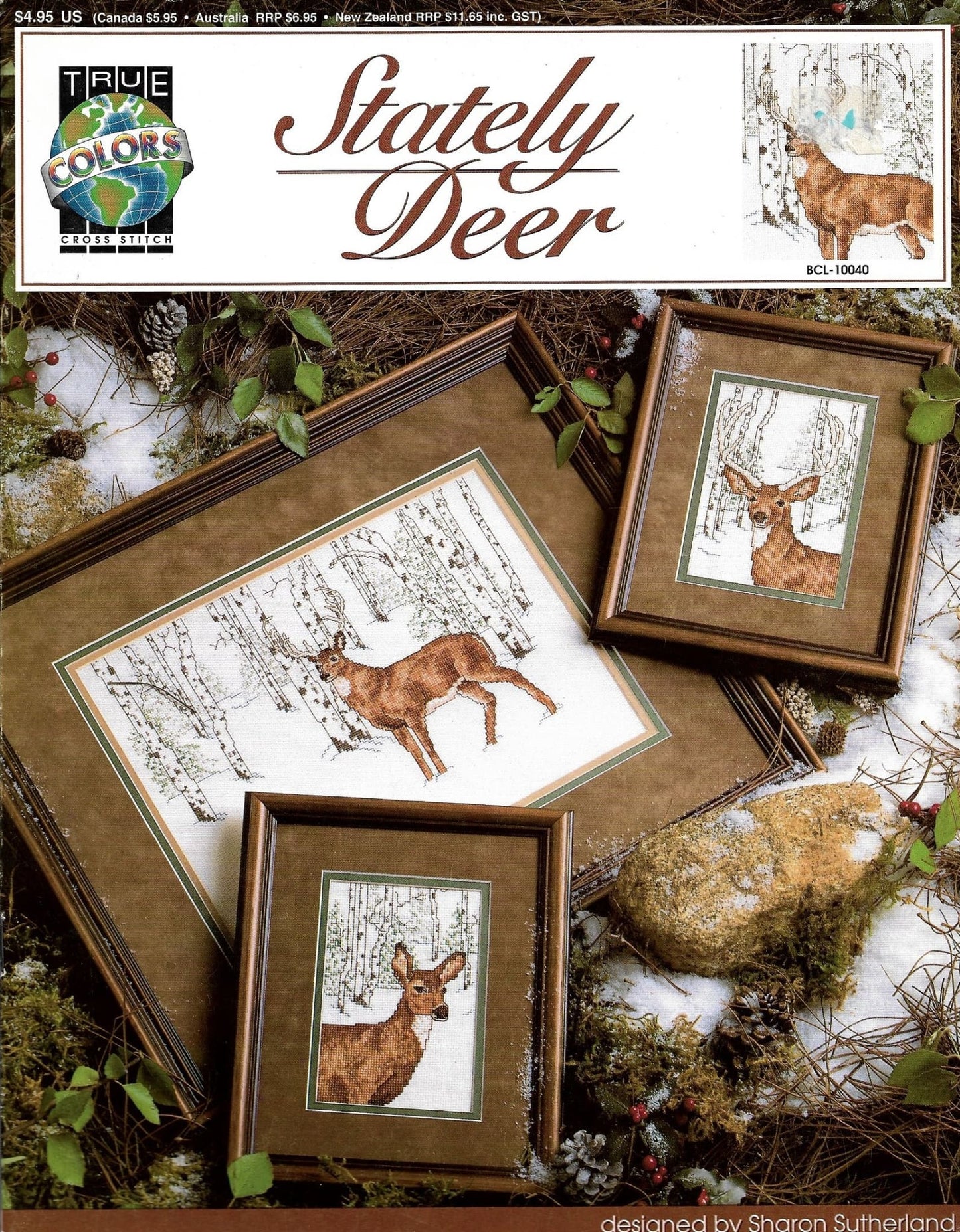 True Colors Stately Deer cross stitch pattern