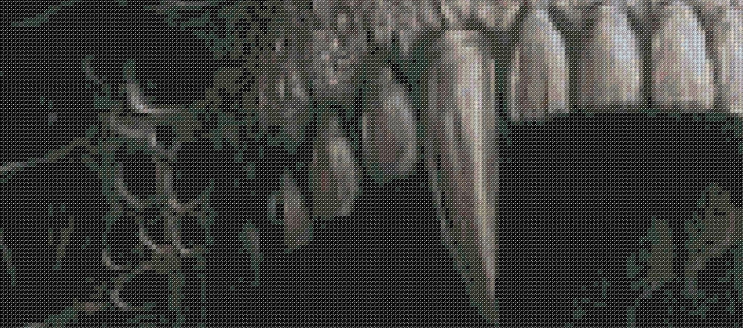 Austin Thread Crafts Skull cross stitch pattern