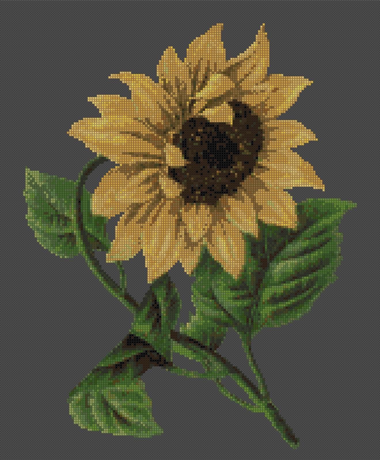 Sunflower pattern