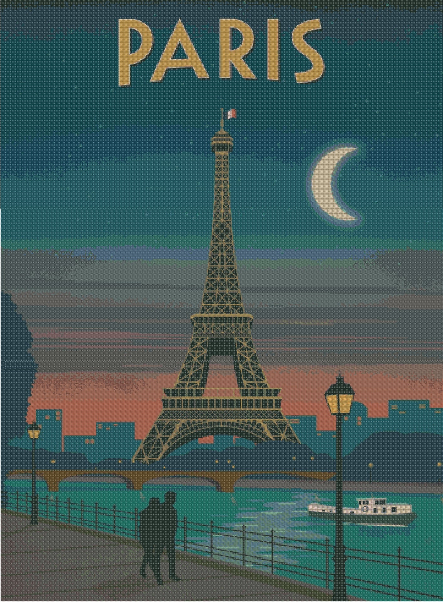 Paris Riverwalk pattern