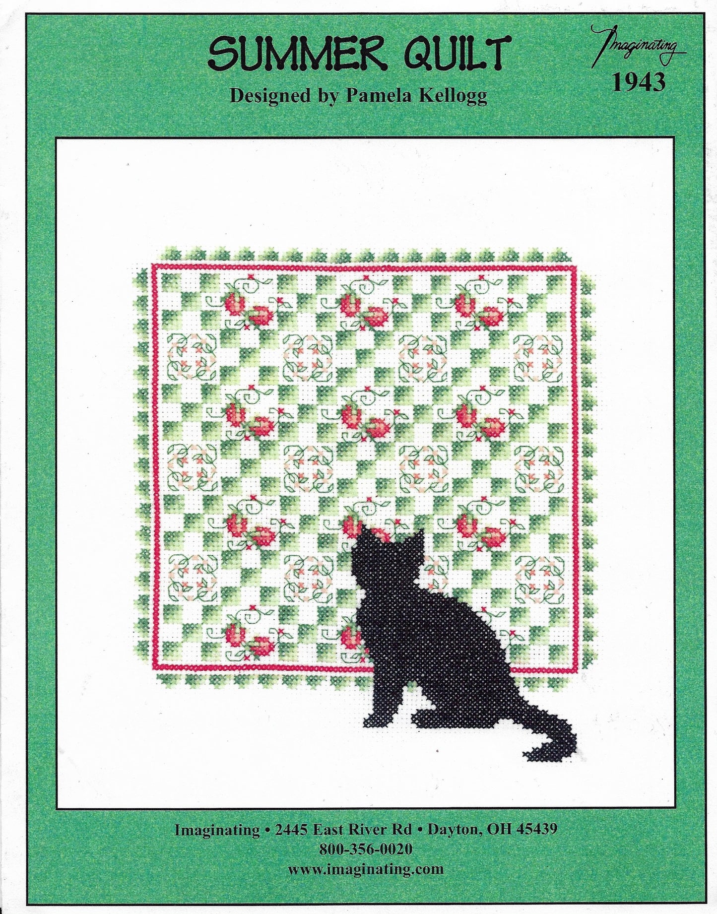 ImaginatingSummer Quilt 1943 cross stitch pattern