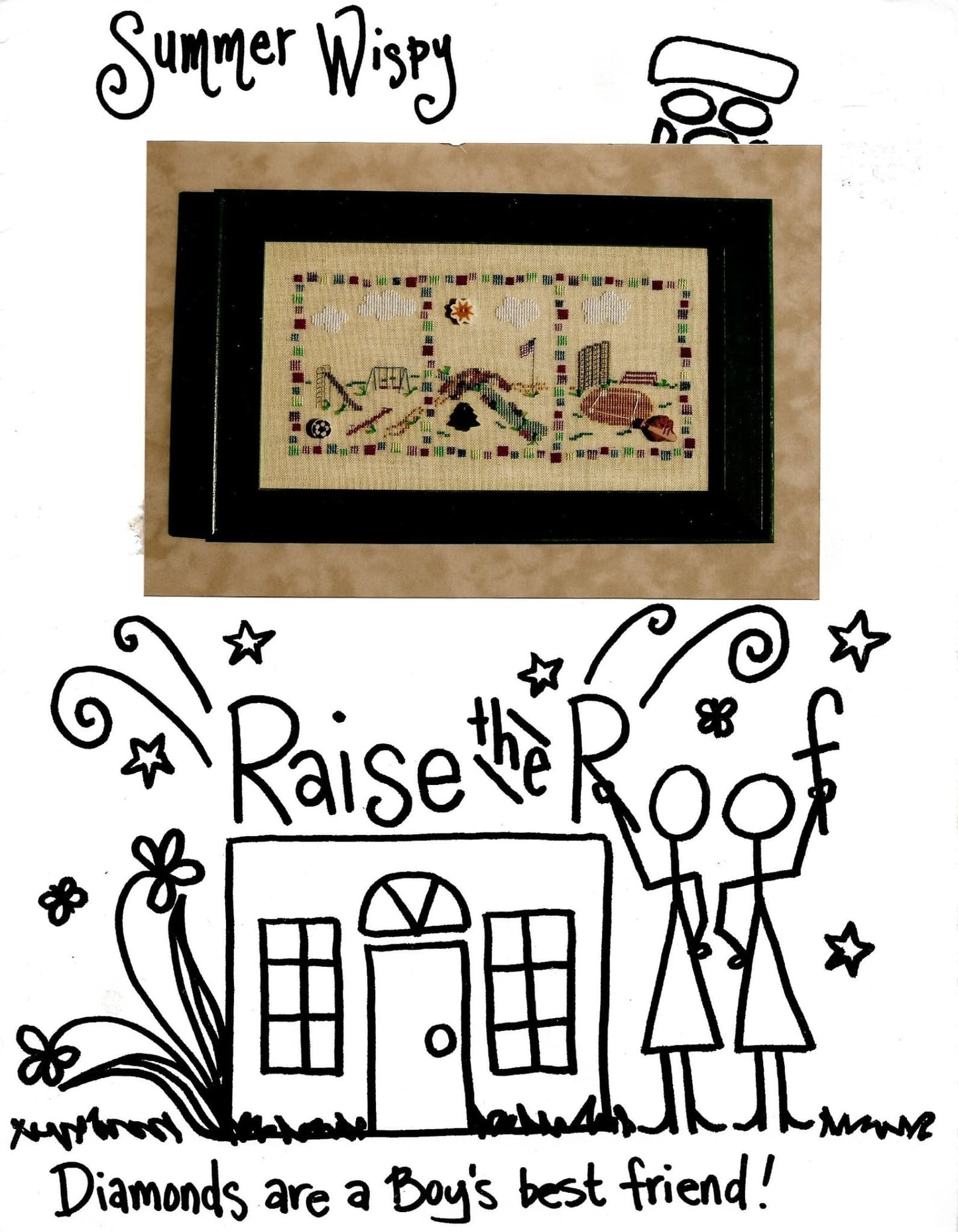 raise the Roof Summer Wispy cross stitch pattern