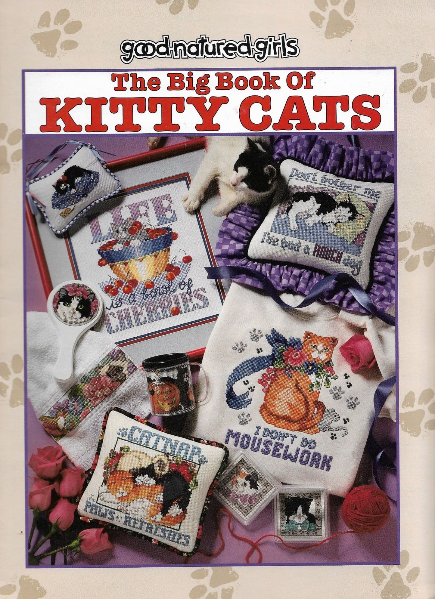 Good Natured Girls Big Book of Kitty Cats 24510 cross stitch pattern