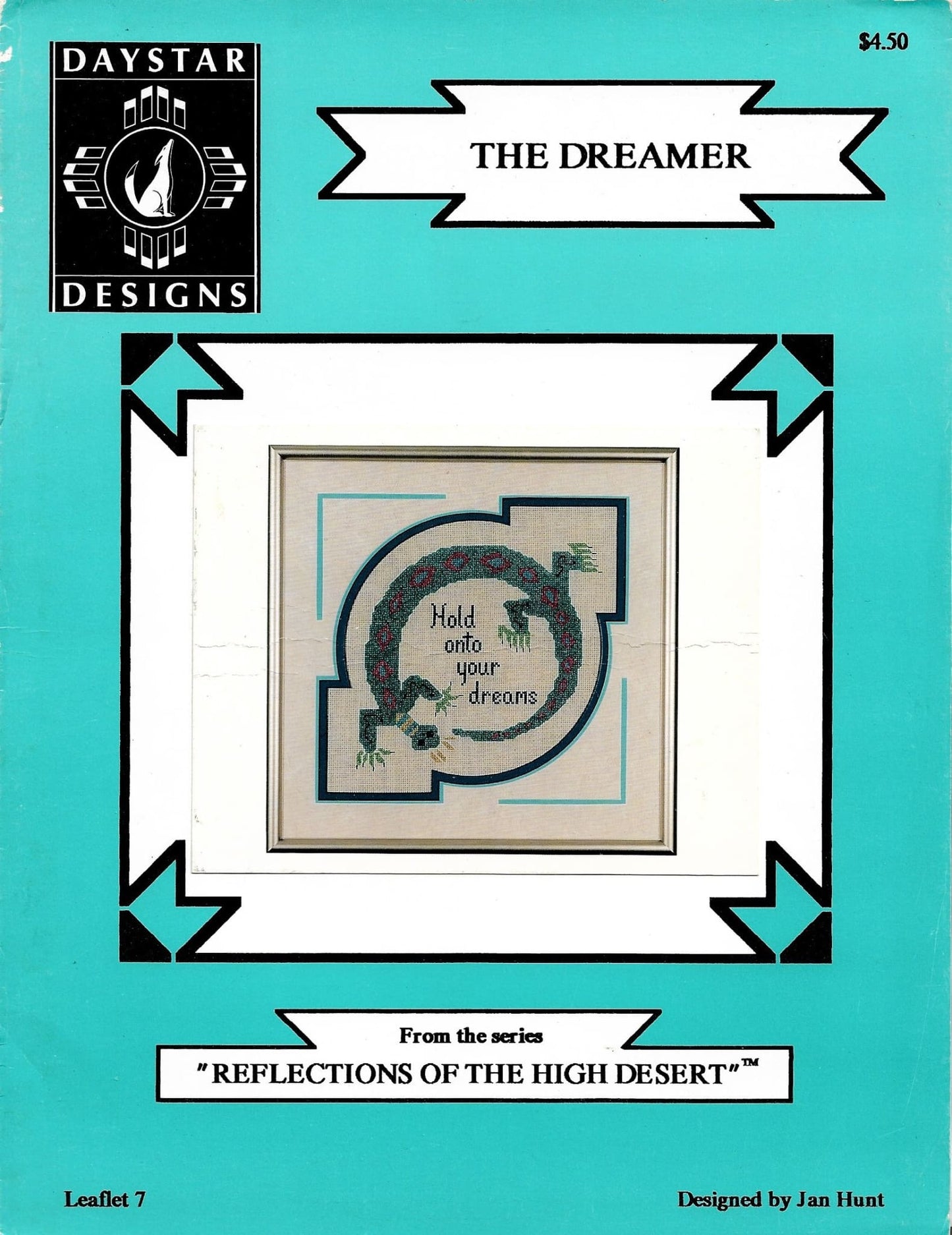 Daystar Designs The Dreamer native american cross stitch pattern
