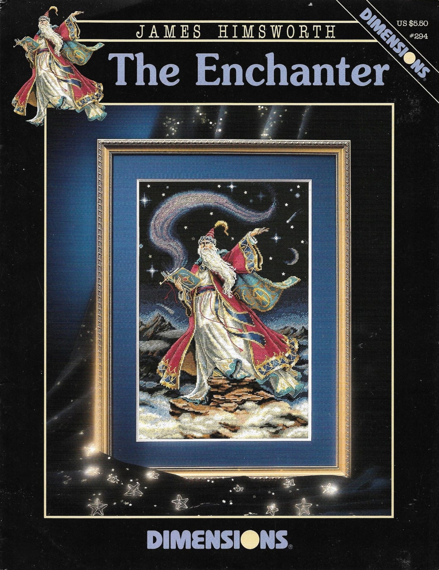 Dimensions The Enchanter Santa cross stitch pattern