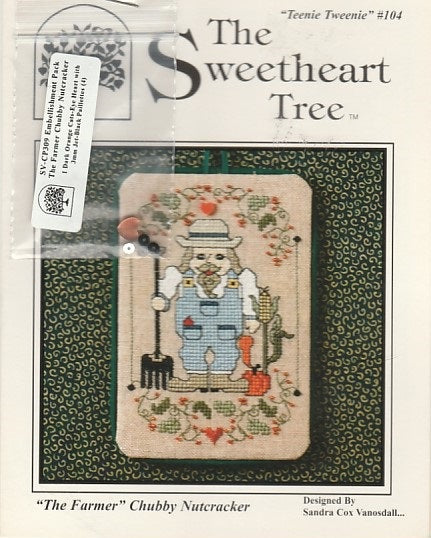 Sweetheart Tree "The Farmer" Chubby Nutcracker TT104 cross stitch pattern