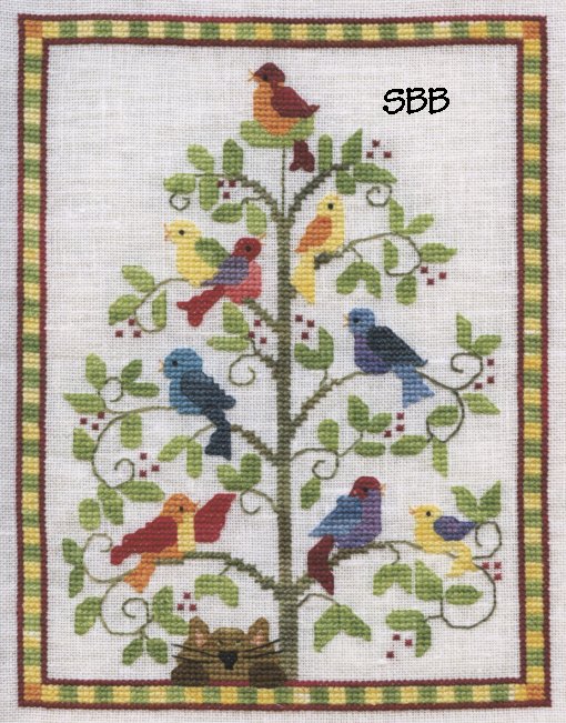 Teresa Layman The Singing Tree cross stitch pattern