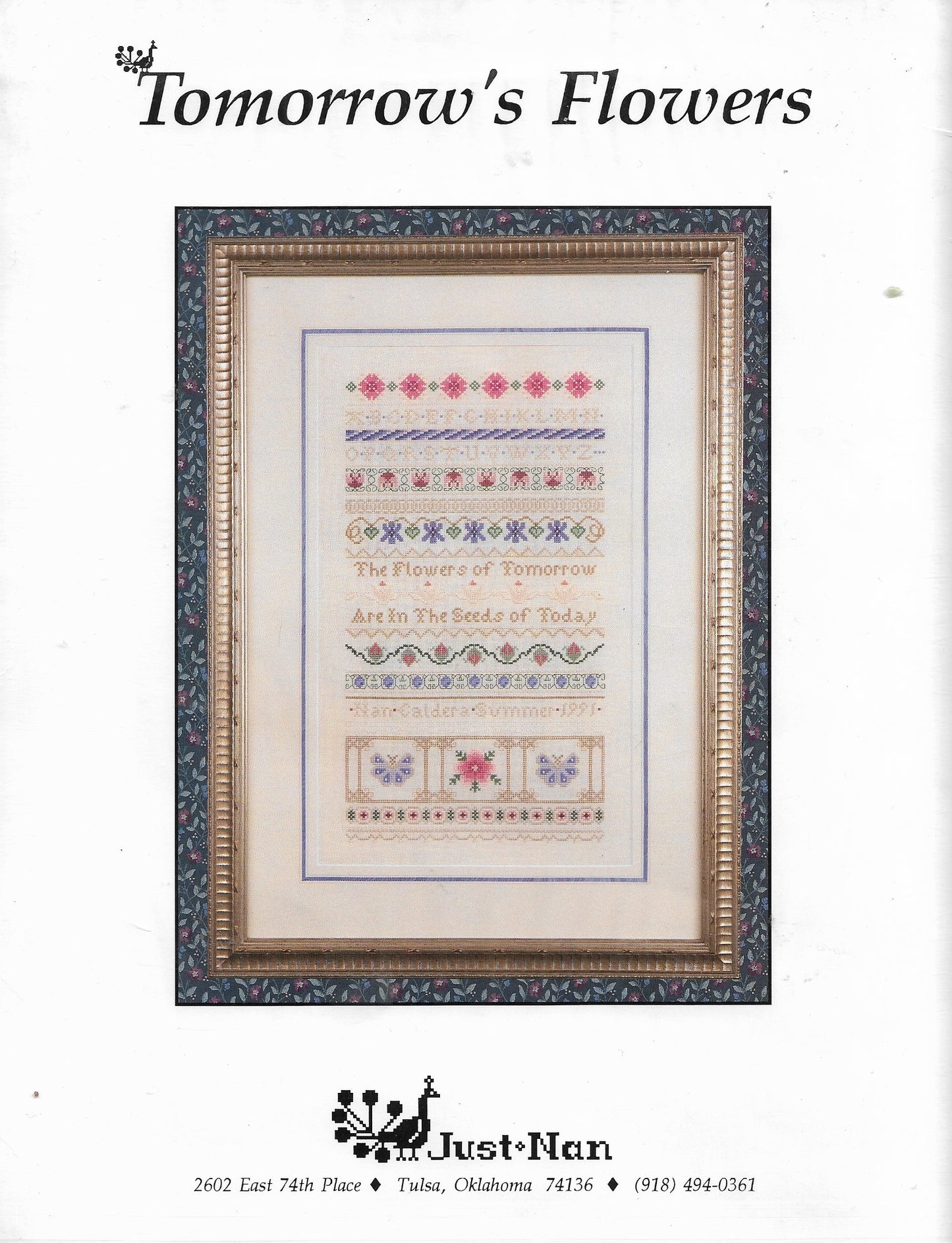 Just Nan Just Flowers cross stitch patterns