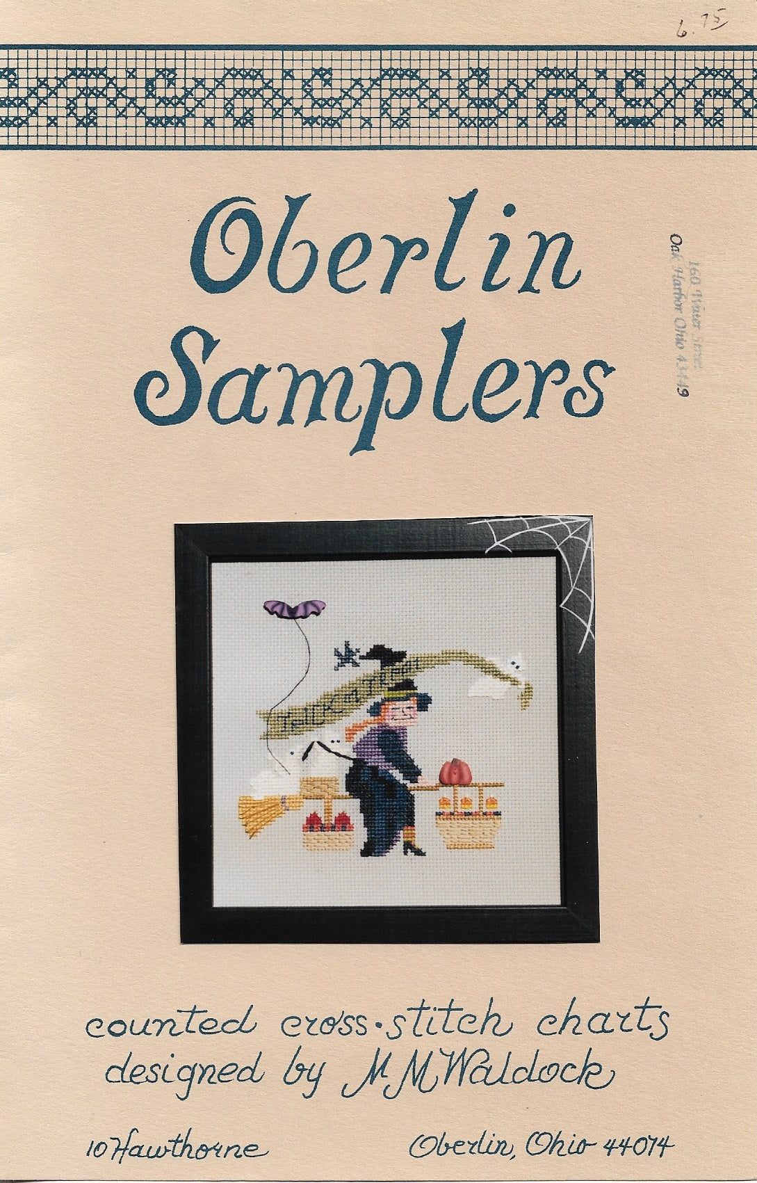 Oberlin Trick or Treat halloween cross stitch pattern