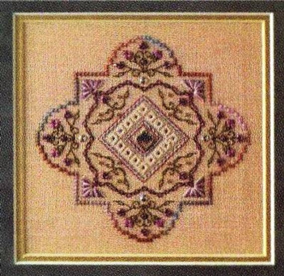Sweetheart Tree Tudor Rose Teenie Tweenie 68 cross stitch pattern